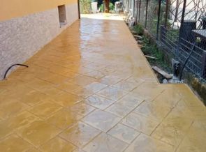 Pavimenti stampati per esterni